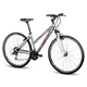 Női cross kerékpár 4EVER Secret 28" 2016 - fehér-lila - szürke-rózsaszín
