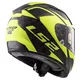 Motorcycle Helmet LS2 FF397 Vector C Shine - Carbon Hi Vis Yellow