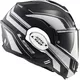 Flip-Up Motorcycle Helmet LS2 FF399 Valiant Lumen / H-V Yellow - Prox Matt Black Titanium