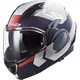 Výklopná moto prilba LS2 FF900 Valiant II Citius P/J - S (55-56) - Gloss White Blue