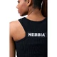 Dámský crop top Sports Nebbia Labels 516 - Black