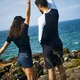 Pánské tričko pro vodní sporty Jobe Rashguard s dlouhým rukávem - černo-bílá