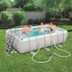 Bestway Power Steel 404 x 201 x 100 cm Rechtförmiger Pool