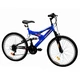 Celoodpružený juniorský bicykel DHS 2441 Rocker - model 2012 - modro-čierna