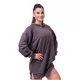 Nebbia Everyday Hero 580 Langes Damen Kapuzensweatshirt - Alte Rosse - Maron