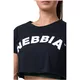 Női laza crop top Nebbia Fit & Sporty 583