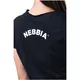 Women’s Flowy Crop Top Nebbia Fit & Sporty 583 - Black