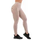 Women’s High-Waist Leggings Nebbia Lifting Effect Bubble Butt 587 - Black - Cream