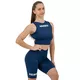 Crop top biustonosz sportowy Nebbia GYM THERAPY 618 - Ciemny niebieski