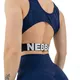 Crop top biustonosz sportowy Nebbia GYM THERAPY 618 - Ciemny niebieski