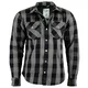 Moto košile BOS Lumberjack - Dark Camo - Grey-Black