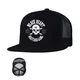 Czapka z daszkiem BLACK HEART Bastard Skull Trucker - Czarny - Czarny