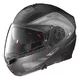 Moto prilba Nolan N104 Absolute Tech N-Com - 2.akosť - Flat Black