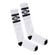 Knee Socks BLACK HEART Ace Of Spades - White