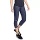 Dámské kompresní 3/4 legíny Under Armour W Fly Fast Jacquard Crop - Blue Ink - Blue Ink