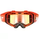 Motokrosové okuliare LS2 Aura Pro Black Orange irídiové sklo