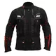 Men’s Textile Moto Jacket Spark Expedition - Black-Fluo Yellow