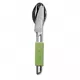 Príbor Primus Leisure Cutlery Kit - Fashion - Pale Blue - Leaf Green