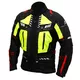 Pánska textilná moto bunda Spark Expedition - M - čierna-fluo žltá