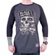 Long-Sleeved T-Shirt BLACK HEART Garage Built - Grey - Grey