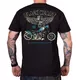 T-Shirt BLACK HEART Blue Chopper - Black