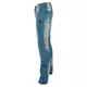 Men's moto jeans W-TEC Airweigt - Bright Blue