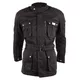 Herren Motorradjacke W-TEC Breathe - schwarz - schwarz