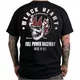 T-shirt BLACK HEART Full Power - črna