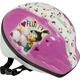 Children's Helmet Minions Fluffy Pink