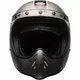 BELL Moto-3 Independent Matte Titanium Motorrad Helm