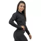 Dámská mikina na zip Nebbia INTENSE Warm-Up 833 - Black