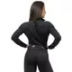 Bluza damska rozsuwana Nebbia INTENSE Warm-Up 833 - Black/Gold