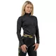 Dámska mikina na zips Nebbia INTENSE Warm-Up 833 - Black/Gold