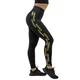 Women’s High-Waisted Leggings Nebbia INTENSE Iconic 834 - Black - Black/Gold