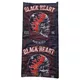 Neck Warmer Black Heart Hatter - Black-Red