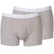 Men’s Boxer Shorts Head Basic Boxer – 2 Pairs - Black-White - Grey-White