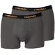 Men’s Boxer Shorts Head Basic Boxer – 2 Pairs - Grey-White - Grey Orange