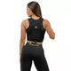 Women’s High-Support Crop Top Nebbia INTENSE Mesh 842 - Black/Gold