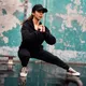 Women’s Sports Hoodie Nebbia INTENSE Signature 845 - Black
