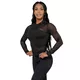 Damski top z długim rękawem bluzka longsleeve Nebbia INTENSE Sheer 847 - Black/Gold - Black/Gold