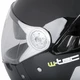 Kask motocyklowy W-TEC V220 otwierany + BLENDA - Czarny błyszczący
