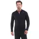 Men’s Long-Sleeved T-Shirt Merino Bamboo - Black - Black