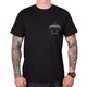 BLACK HEART Orange Chopper T-Shirt - schwarz