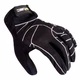 Motocross Gloves W-TEC Binar - Black - Black