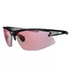 Bliz Motion Multi sportliche Sonnenbrille - schwarz mit dunkel blauen Gläsern - schwarz mit regenbogen Gläsern