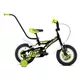 Kinderfahrrad Capriolo Mustang 12" - Modell 2021 - schwarz-limetten - schwarz-limetten