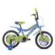 Gyerek kerékpár Capriolo Kid 16" 6.0 - kék-lime - kék-lime