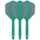 Dart Flights Target K-Flex No.6 Medium – 3-Pack - Green - Green