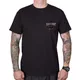 T-Shirt BLACK HEART Flock Chop - Black