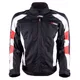 Damen Motorradjacke W-TEC Zefyros TWG-130 - schwarz-weiss-rot